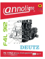 Preview: Deutz Diesel Motor Typ F4L 912 Bild-Ersatzteilliste & Explosionszeichnungen - annoligno 1002
